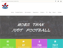 Tablet Screenshot of liverpoolhomelessfootballclub.com